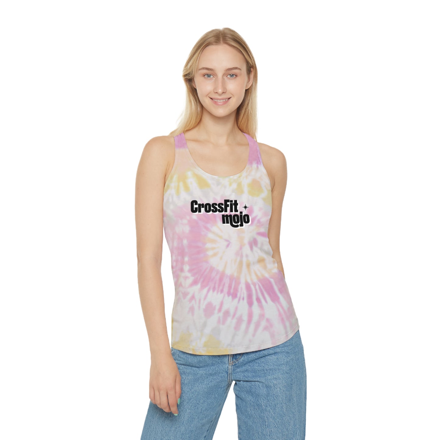 Summer Tie Dye Racerback Tank Top