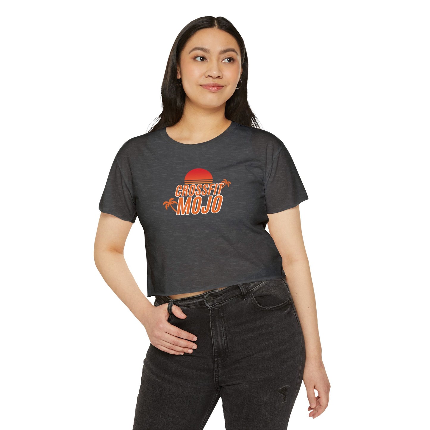 Summer Sunset Women's Festival Crop Top