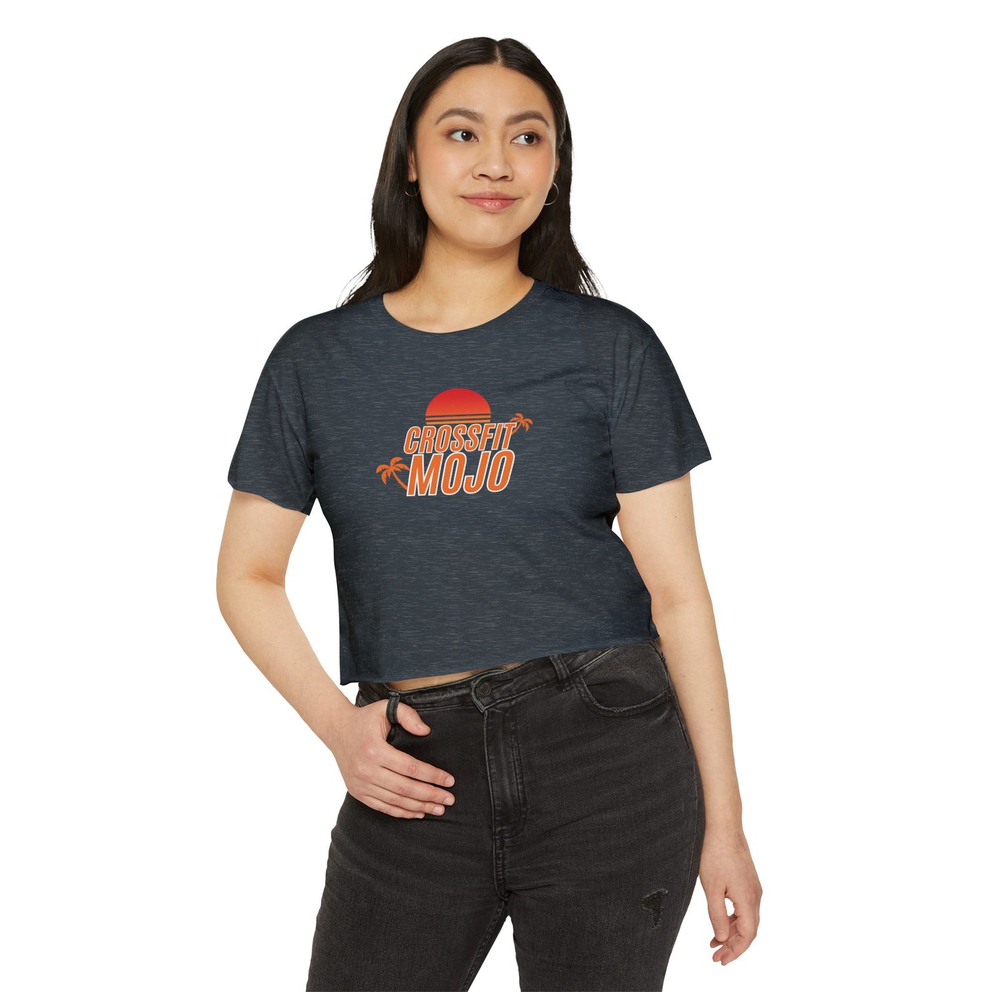 Summer Sunset Women's Festival Crop Top
