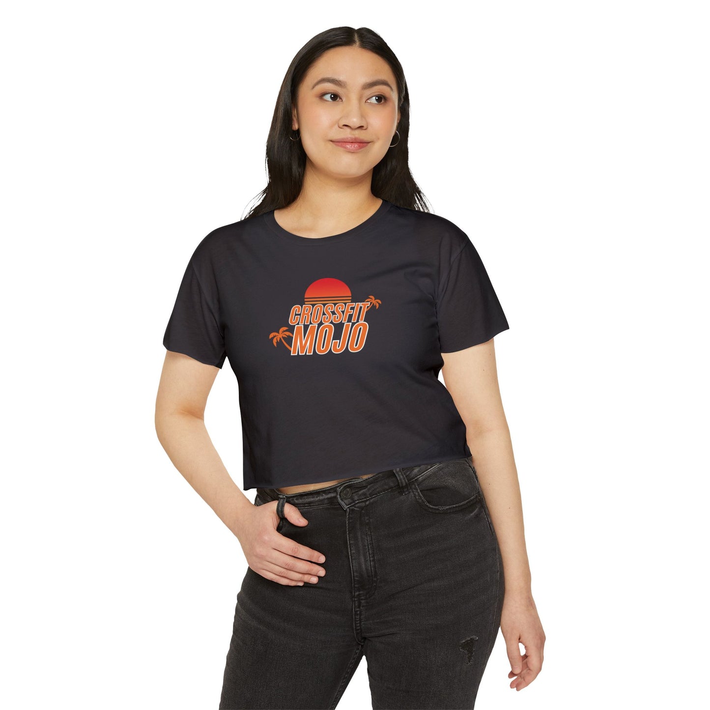 Summer Sunset Women's Festival Crop Top
