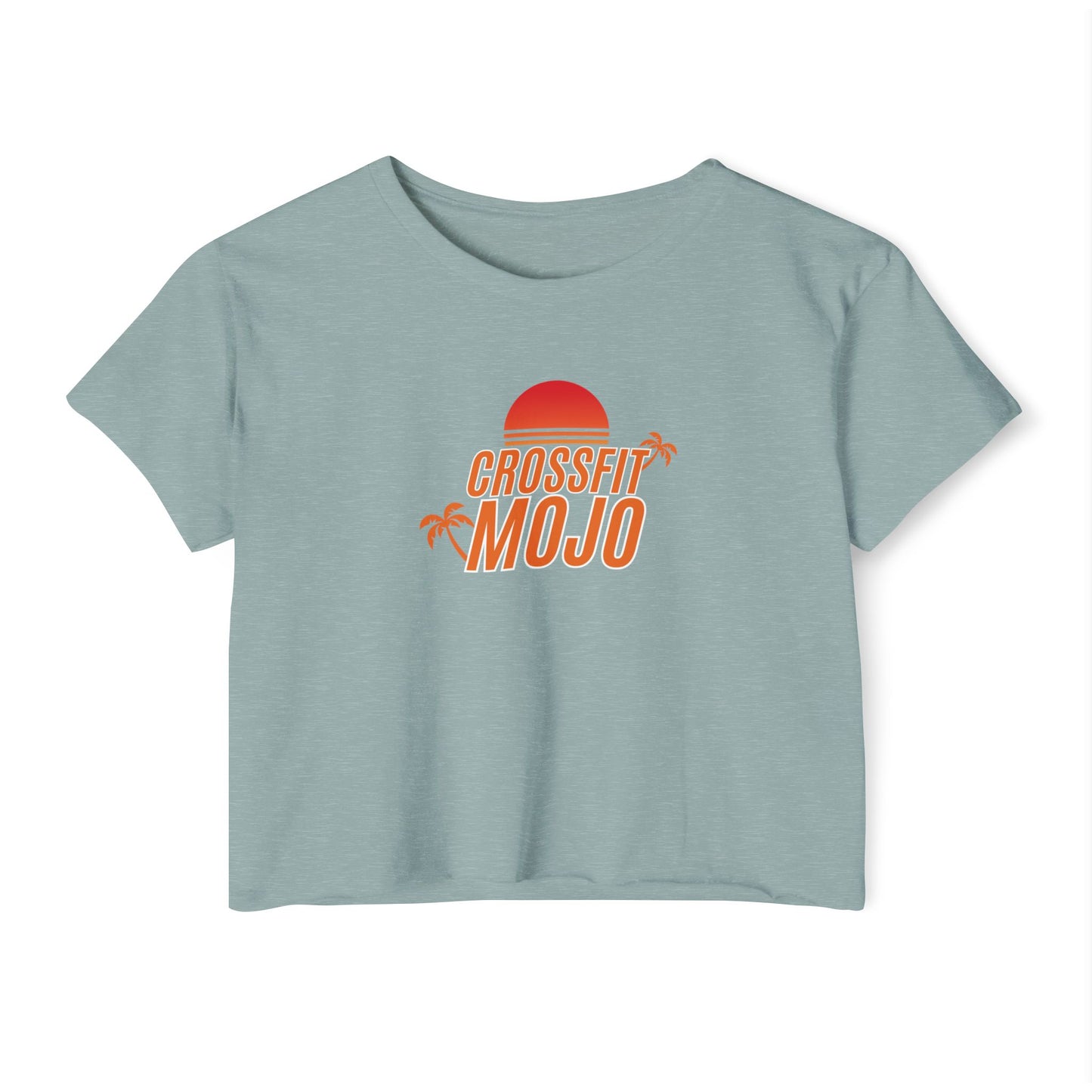 Summer Sunset Women's Festival Crop Top