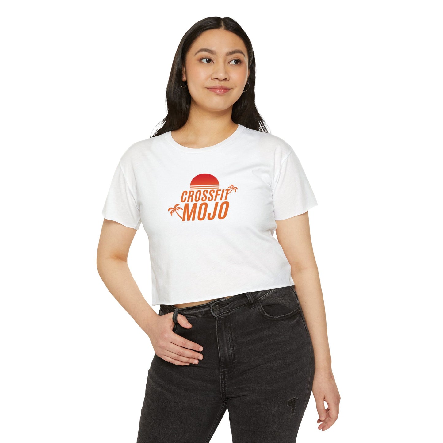 Summer Sunset Women's Festival Crop Top