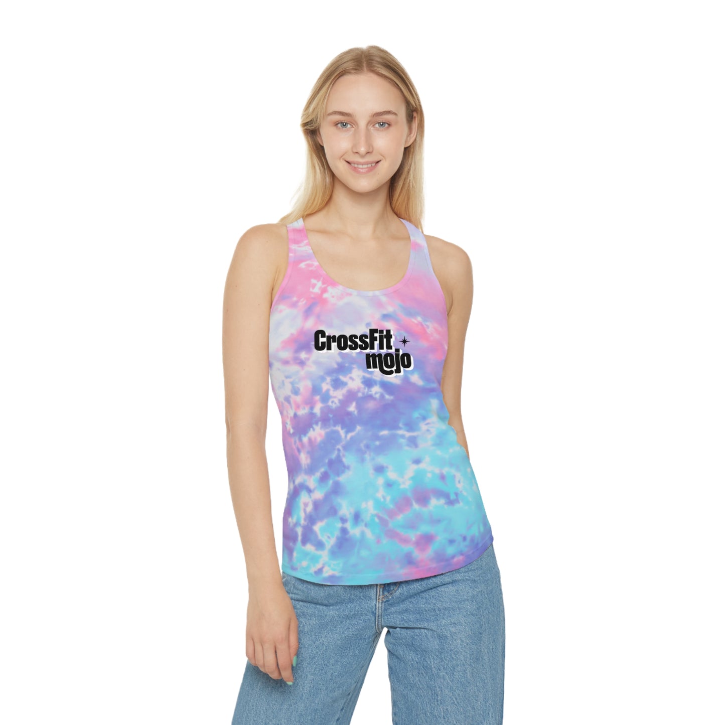 Summer Tie Dye Racerback Tank Top