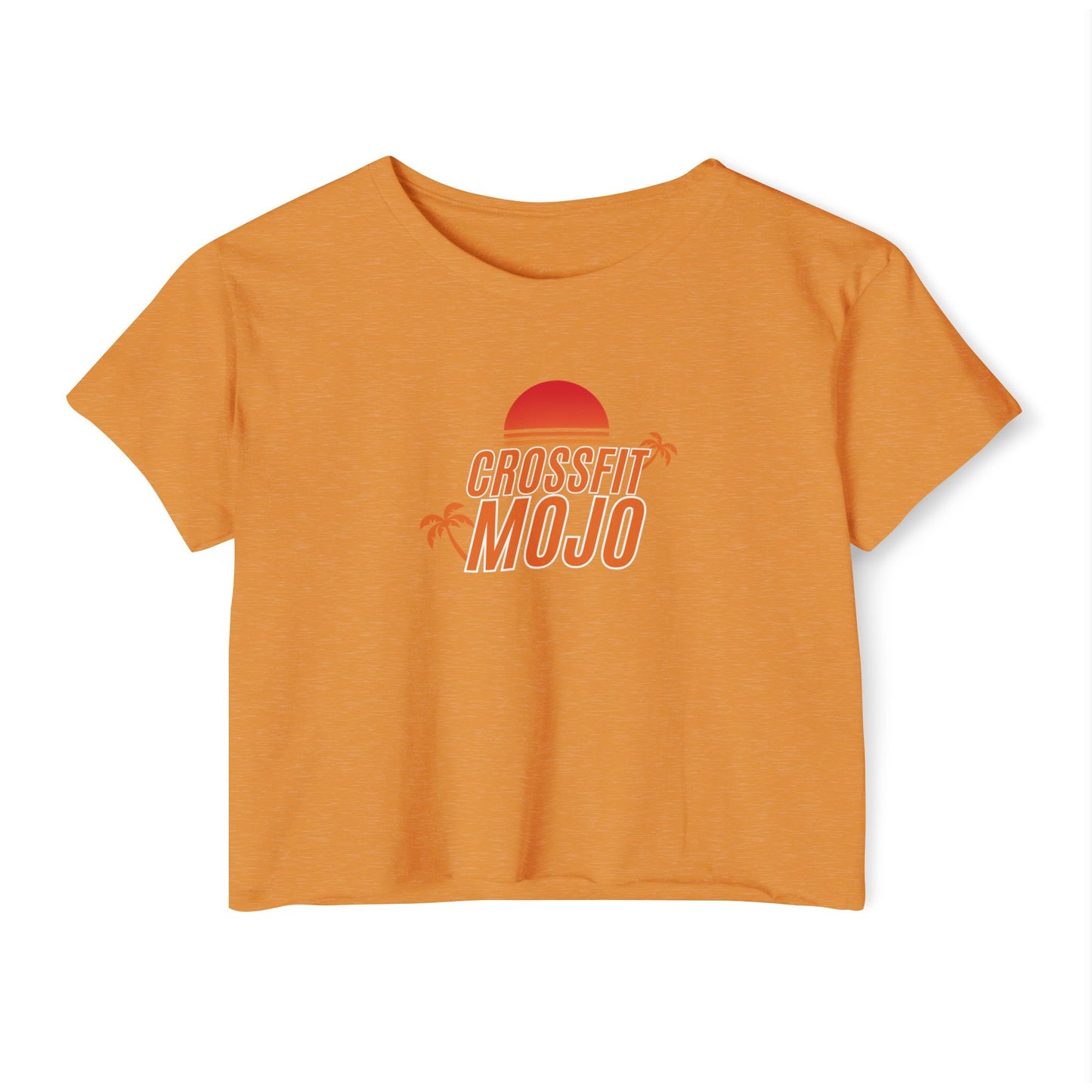 Summer Sunset Women's Festival Crop Top