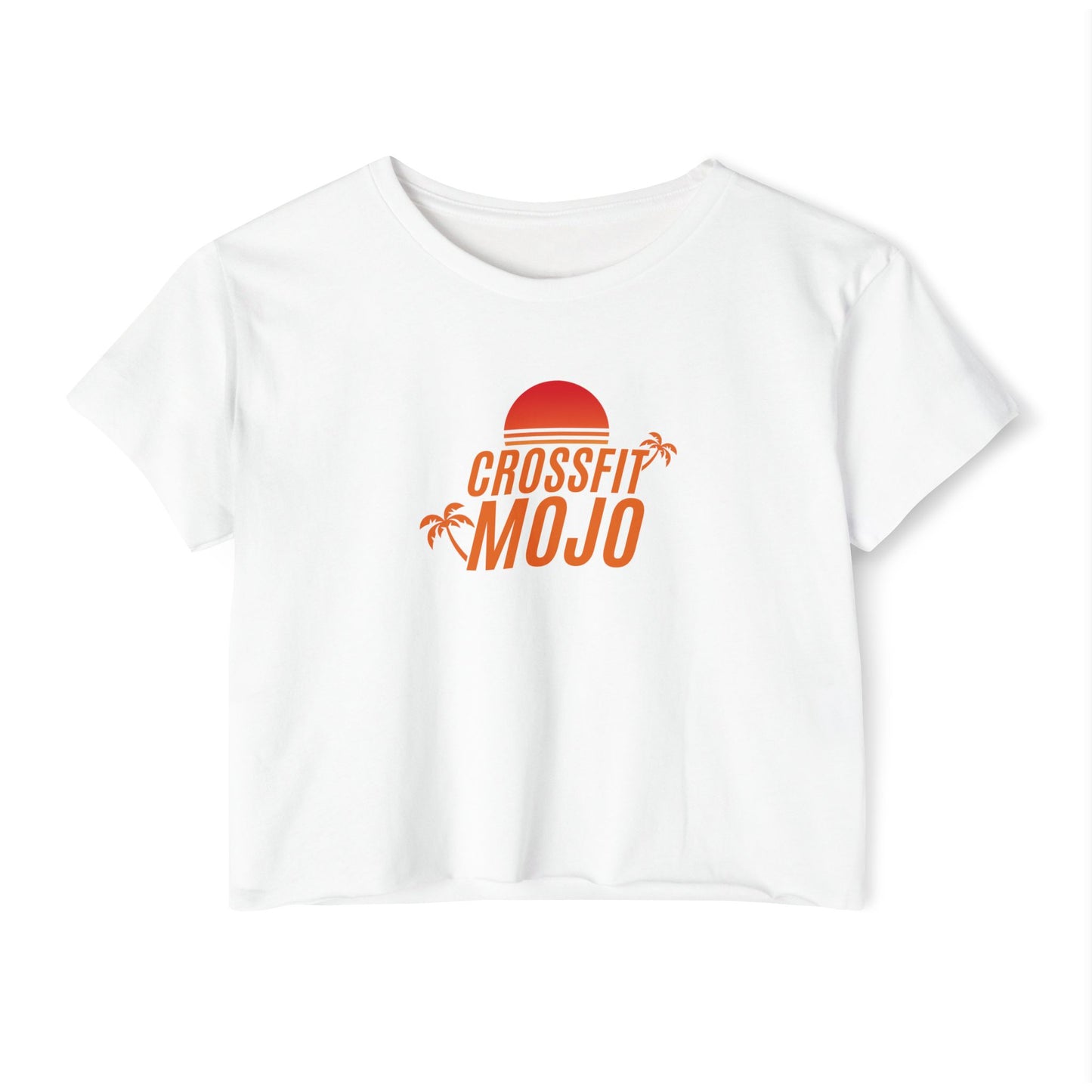 Summer Sunset Women's Festival Crop Top