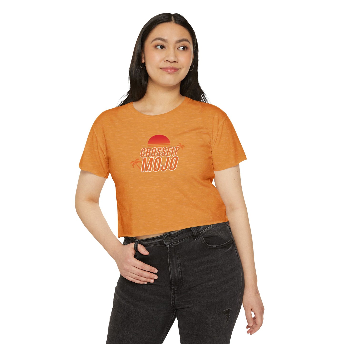 Summer Sunset Women's Festival Crop Top
