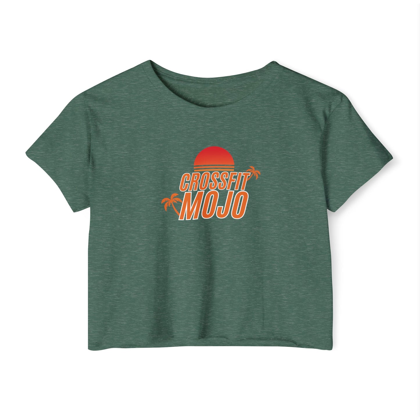 Summer Sunset Women's Festival Crop Top